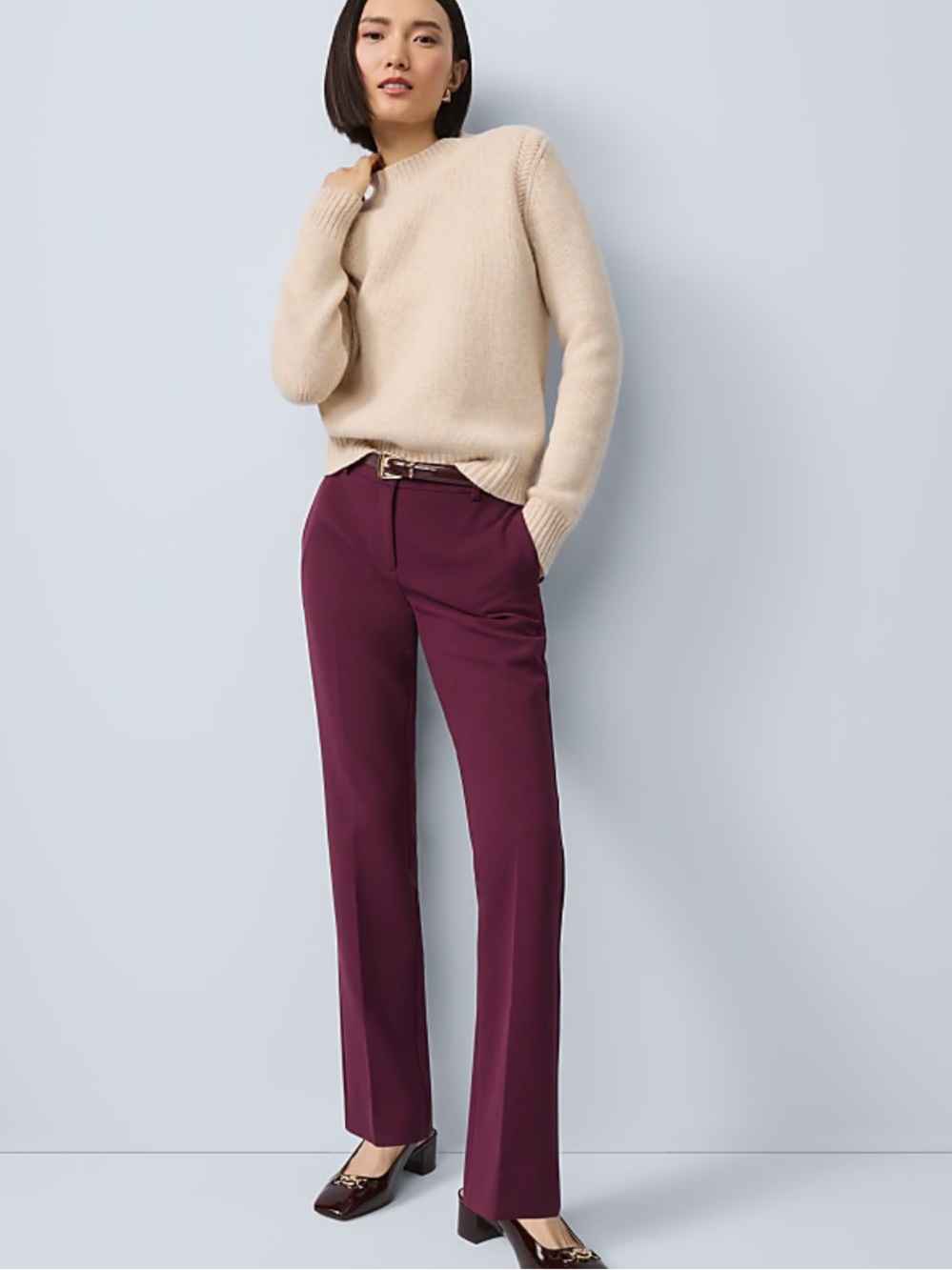 Ann Taylor Plum Trouser Pant